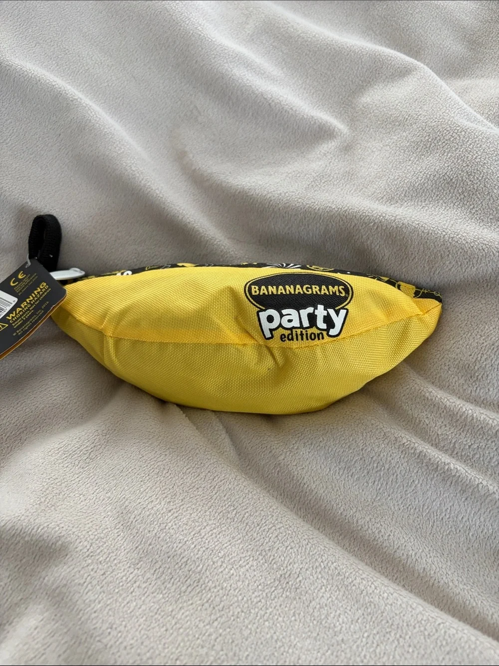 Banana Republic Bright Yellow Party Game Pouch